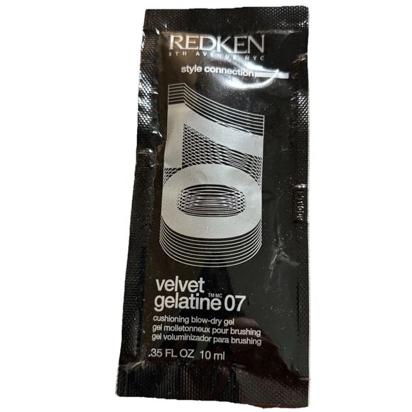 Redken Velvet Gelatine 07 Cushion Blow Dry Gel 0.35 oz  (1) Sample DISCONTINUED - Picture 1 of 1